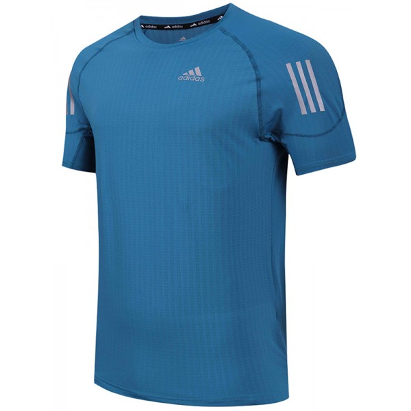 Adas training casual jersey blue sportswear running uniform men's soccer shirt football casual short sleeve sport t-shirt 2023-2024
